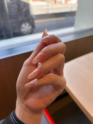 ネイル ちゅるんネイル✨🤍 三宅愛佳のネイルデザイン