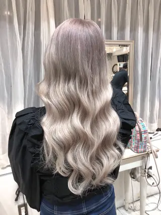 ロング カラー 🦋韓国hair🦋 エクステ店長sakiのヘアスタイル