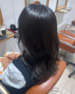 ミディアム カラー モデル募集 セイノチヒロのヘアスタイル