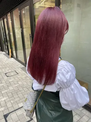 セミロング カラー mei|顔まわり ×透明感カラーのヘアスタイル