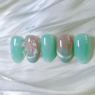 ネイル BLUE CORAのネイルデザイン