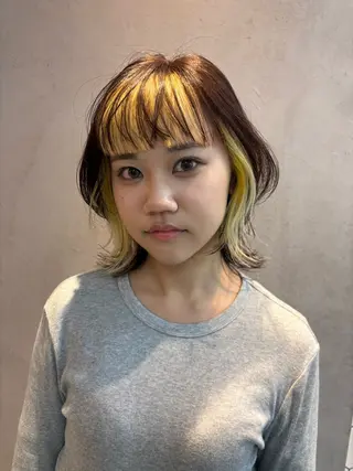 ミディアム カラー Ｖｉｏｔ  銀座 樋口 桃佳のヘアスタイル