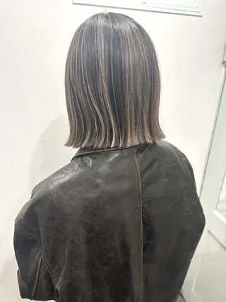 ミディアム カラー 🤍2nd🤍田所 美希のヘアスタイル