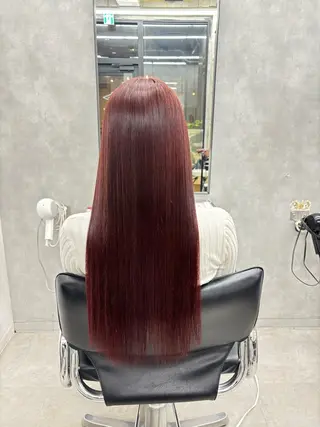 ロング カラー すぐ巻ける縮毛矯正 🍀勝倉　麗のヘアスタイル