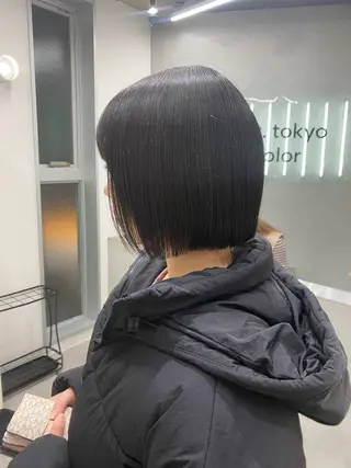 ショート カラー 縮毛矯正/ウルフ/ ボブ/増田のヘアスタイル