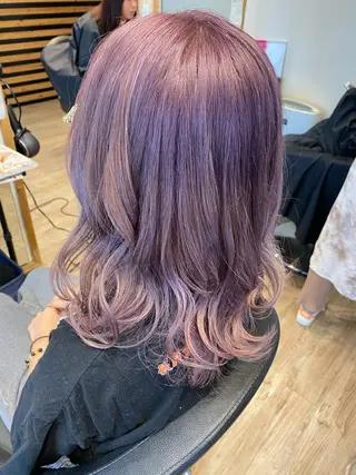 ミディアム カラー 早川 真幸のヘアスタイル