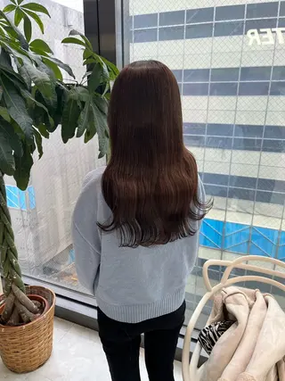 セミロング カラー トレンドレイヤー No.1/KOHEIのヘアスタイル