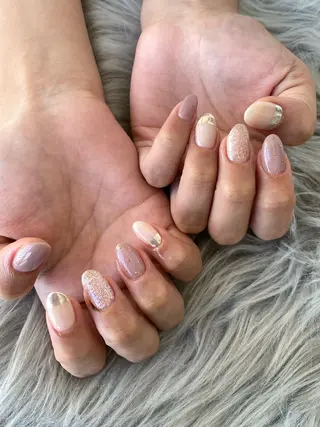 ネイル crystal ⭐︎ colorのネイルデザイン