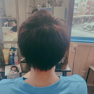 ショート くせ毛多毛特化 高橋　淳のヘアスタイル