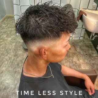 パーマ メンズ Back  bone barberのヘアスタイル
