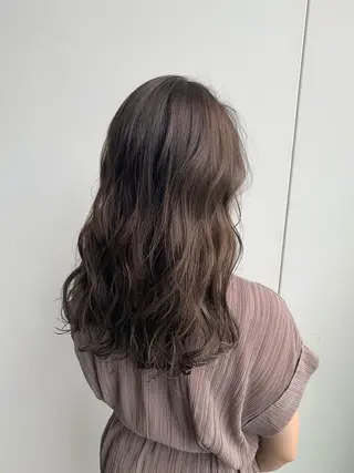 セミロング カラー 中塚 義人のヘアスタイル