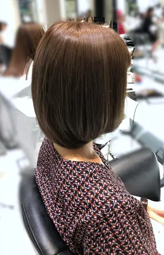 ミディアム カラー ✨髪質改善✨ 田西　基彦のヘアスタイル