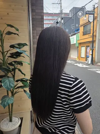 ロング 龍 悠紀のヘアスタイル