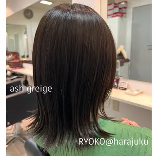 ミディアム カラー パーマ ヘアアレンジ メンズ ワット 原宿のヘアスタイル