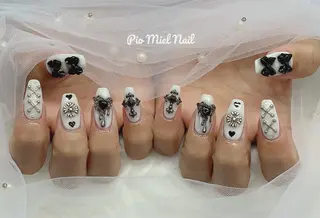 ネイル HANA 長さだしのネイルデザイン