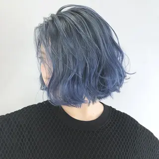 ミディアム カラー パーマ ヘアアレンジ ITbyALBUM 中野店のヘアスタイル