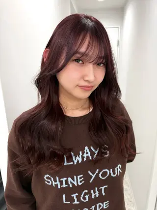 ロング カラー 大阪梅田/ イマムラミヅキのヘアスタイル