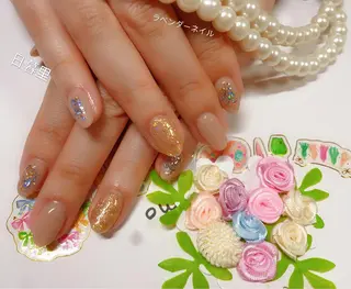 ネイル ラベンダー💖日暮里 ルル💖ネイルのネイルデザイン