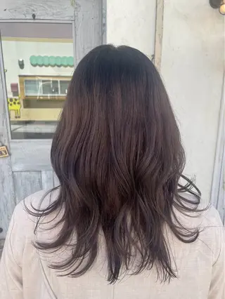 セミロング カラー S-TAGE喜連瓜破所属・S-TAGE Anna.Hのヘアスタイル