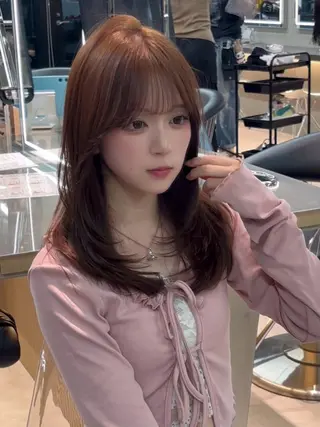 ミディアム カラー 【博多髪質改善】 吉村　清志のヘアスタイル