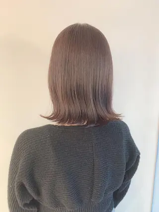 ミディアム カラー なりたいが叶う ながしまじゅんきのヘアスタイル