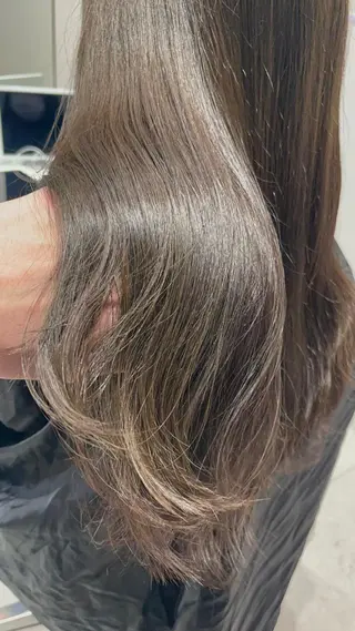 セミロング カラー 顔周り特化/韓国ヘア /レイヤー/吉野幸大のヘアスタイル