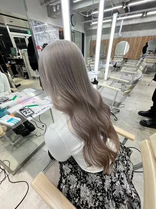 ロング カラー 【毎朝セット3分】 メンズパーマ　真人のヘアスタイル