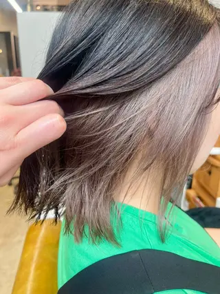 ミディアム カラー 小顔似合わせカット ┊︎*AYANO*のヘアスタイル