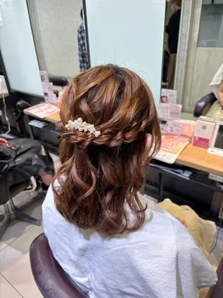 ヘアアレンジ 透明感ダブルカラー/ レイヤー💕miyuのヘアスタイル