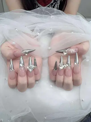 ネイル MoMoA Nail ネイル長さ出し専門店のネイルデザイン