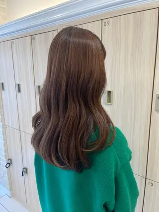 ロング カラー 田中 瑞妃のヘアスタイル