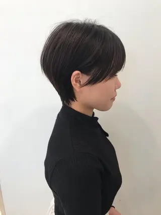 ショート クロスパーマ松永裕久 似合わせカットのヘアスタイル