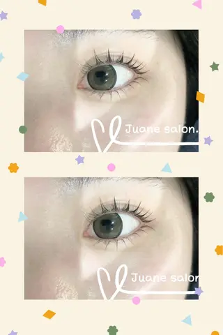 マツエク・マツパ 💗ジュアン💗 サロンのマツエク・マツパデザイン