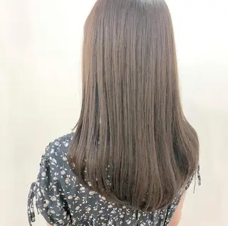 ロング メンズ／パーマ ／レディース髪質改善のヘアスタイル