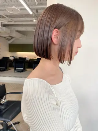 ミディアム rino/カット/ ショート／名古屋のヘアスタイル