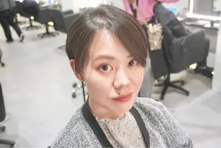 ショート ミヤザキ ユタカのヘアスタイル