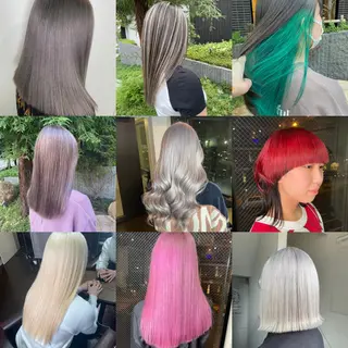 ミディアム 安田和洋 ブリーチカラー特化のヘアスタイル