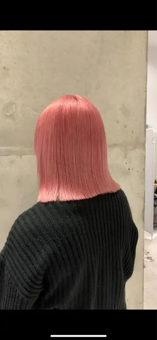 ミディアム カラー れい🫧 ハイトーン特化のヘアスタイル
