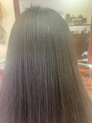 ロング パーマ 桧山 真のヘアスタイル