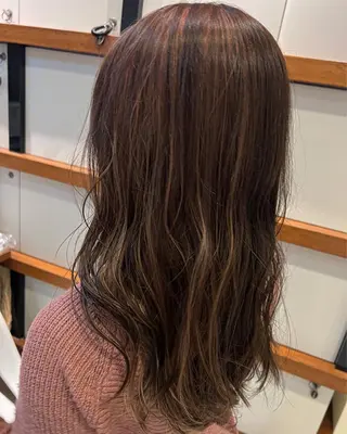ロング Ore🫧タナカマヤ /柔らかい質感カラーのヘアスタイル