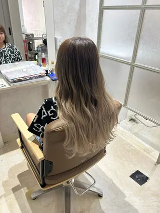 ロング カラー 💙まこと💙艶 カラー(Rico)のヘアスタイル