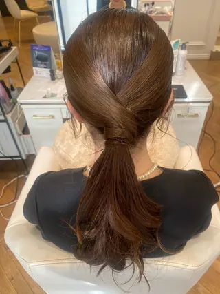 ロング ヘアアレンジ 増井 彩乃のヘアスタイル