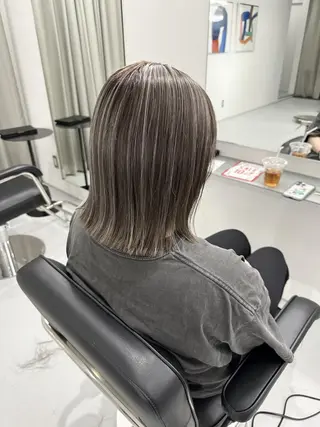 ショート ミルクティーベージュ 新潟万代/MANA♡のヘアスタイル