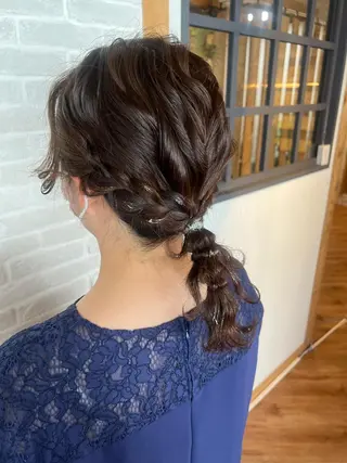 セミロング ヘアアレンジ Topstylist YUKIのヘアスタイル
