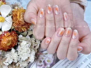 ショート カラー ネイル Le’a NailSalonのネイルデザイン