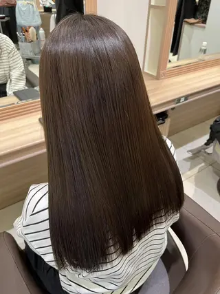 カラー ロング 江頭 捺希のヘアスタイル
