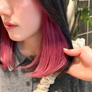 セミロング カラー ♥️ボブレイヤー/ minami♥️のヘアスタイル