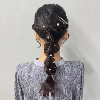 ヘアアレンジ #tag 佐藤璃美のヘアスタイル