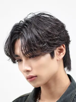 ショート パーマ メンズ 🔥フェザーパーマ 特化🔥勇斗のヘアスタイル