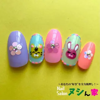 ネイル Nail ヌシん家 AKANEのネイルデザイン